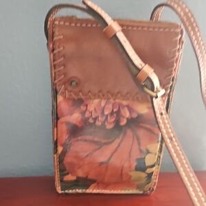Floral Patricia Nash Brown Crossbody Bag